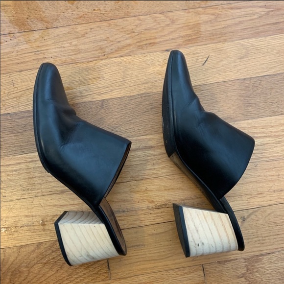 Freda Salvador black leather mules - 7 - Picture 3 of 7